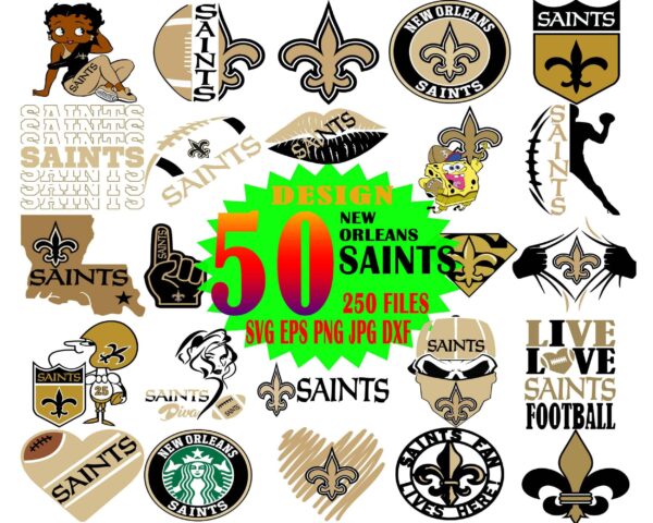 New Orleans Saints Svg, Saints Svg Bundle, Nfl Team Svg