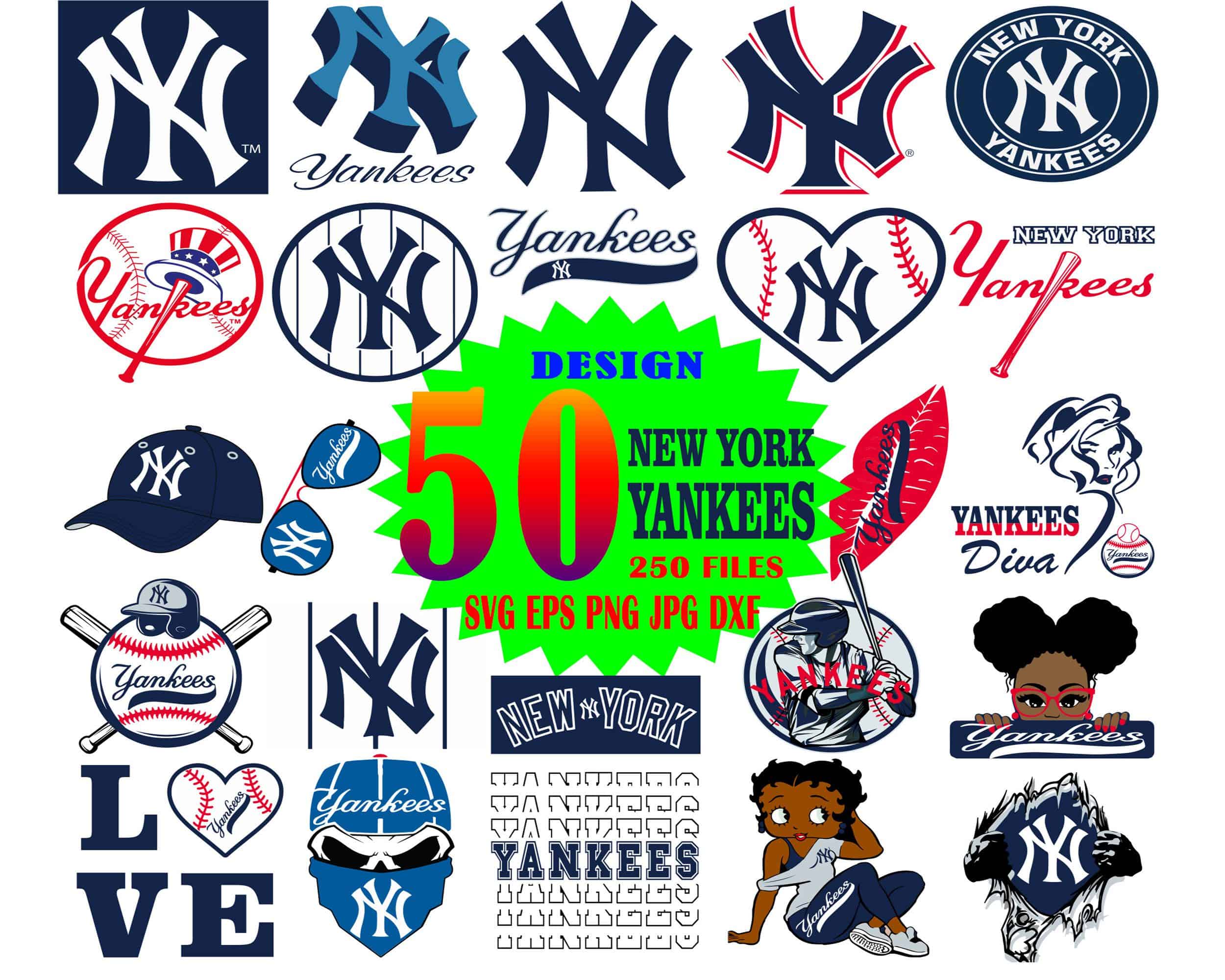 New York Yankees Svg File, Yankees Logo Svg, Mlb Team Logo Svg File ...