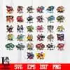 Nfl Bundle Taz And Bugs Kriss Kross Nfl Svg Jvzks 100x100