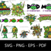 Ninja Turtles Svg Bundle, Teenage Mutant Ninja Turtles Svg, Ninja