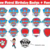 Paw Badge Svg Layered