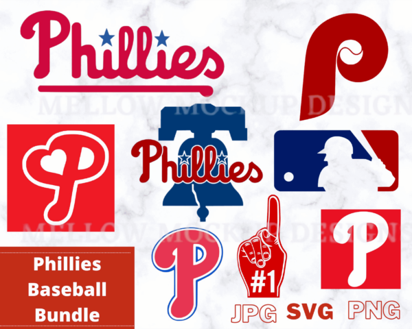 Philadelphia Phillies, Bundle Cut Files And Printables, Mlb Svg,
