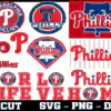 Philadelphia Phillies Mlb Baseball Svg Dxf Eps Pdf Png