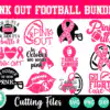 Pink Out Svg Football Svg Breast Cancer Svg Svg Files For Cricut Msoay 100x100