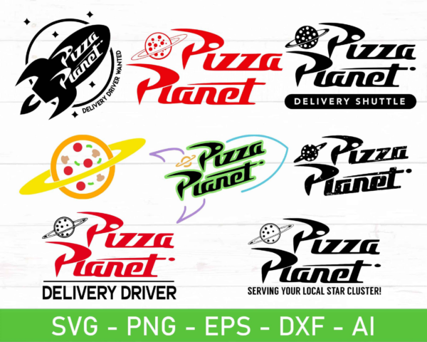 Pizza Planet Svg, Eps, Dxf, Ai, Png, Files For Cricut, Trending Svg