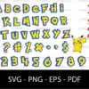 Pokemon Alphabet Svg Pokemon Font Svg Pokemon Svg Pokemon Cutfile 79slq 100x100