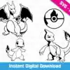 Pokemon Svg Bundle Charmander