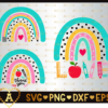 Rainbow Svg, Teacher Back To School Svg, Teacher Appreciation Svg,