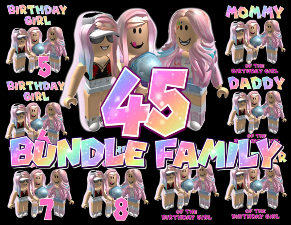 Roblox, Roblox Birthday, Roblox Bundle, Roblox Iron On Transfer,