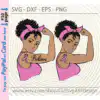 Rosie The Riveter Afro Svg