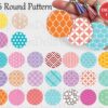 Round Pattern Svg, Keychain Patterns Svg, Circle Keychains, Key Ring