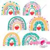 School Rainbow Svg Bundle Teacher Rainbow Svg Math Art Pe Mrwdo 100x100