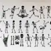 Skeleton Svg Skeleton Svg Bundle Dancing Skeletons Svg Halloween Su1y3 100x100