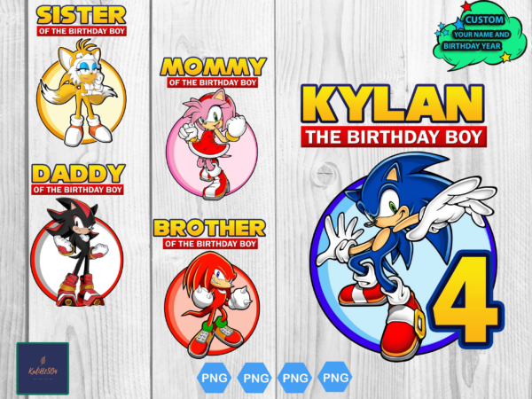 Soni Birthday Png, Soni Birthday Boy Png, Family Soni Birthday Bundle