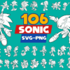 sonic svg sonic png 106 sonic the hedgehog svg sonic vector sonic yyeho