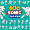 Sonic Svg Sonic Svg Sonic Png 106 Sonic The Hedgehog Svg Sonic Vector Sonic Yyeho 100x100