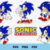 Sonic The Hedgehog Svg, Sonic Svg, The Hedgehog Svg, Sonic Clipart,