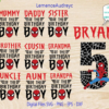 Spiderman Birthday Svg, Birthday Boy Spiderman Svg, Family Spiderman
