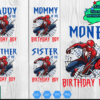 Spiderman Birthday Svg, Spiderman Birthday Boy Svg, Family Spiderman