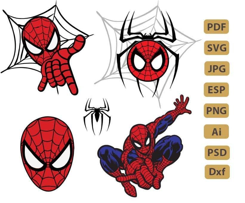 Spiderman Svg, Spiderman Svg Bundle,Spider Man Svg, Spiderman Logo ...