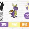 Spyro Layered Svg
