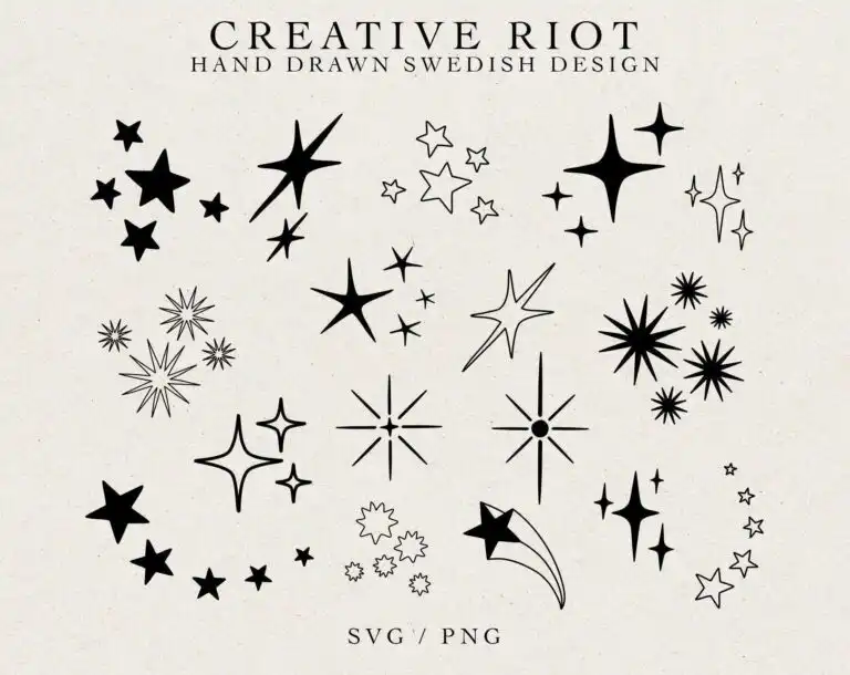 Star Glitter Svg