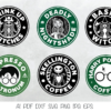 Starbucks Logo Bundle Harrypotter Svg Vector Digital File, Eps, Ai,