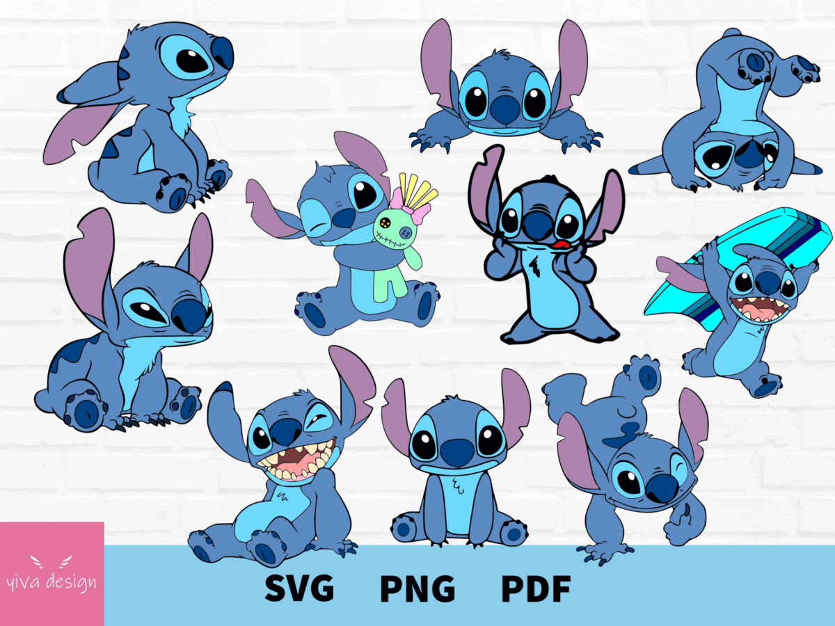 Stitch Svg, Stitch Svg Bundle, Stitch Layered Svg, Stitch Printable,