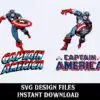 Super Hero Captain America Logos And Super Hero Figures Svg Png T O670n 100x100