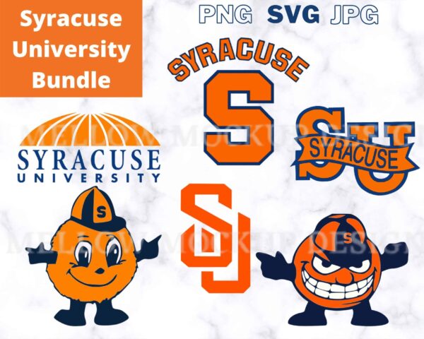 Syracuse University Bundle; Cut Files And Printables, Svg Cricut,