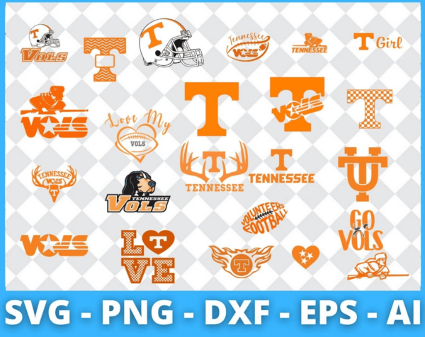 Tennessee Vols Svg, Ncaa Svg, Bundle Svg