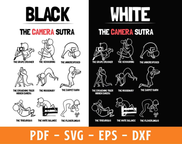 The Camera Sutra Svg, Photographers Shirt, Funny Photographer Gift,