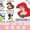 The Little Mermaid Birthday Svg Bundle Ariel Svg Birthday Girl Svg Yxvkf 100x100