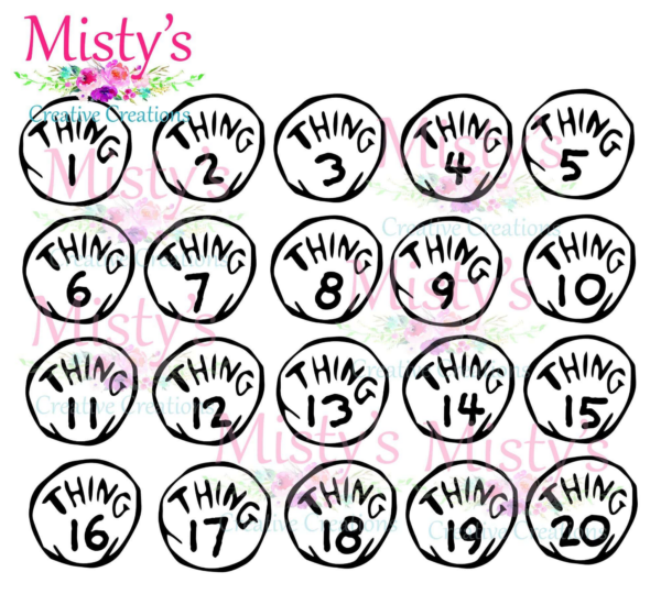 Thing 1 And 2 Svg, Cat In The Hat Digital Download, Dr. Seuss Clip