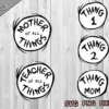 Thing 1 Thing 2 Svg, Dr. Seuss Svg, Teacher Thing One Thing Two Svg