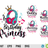 tik tok birthday princess svg bundle birthday squad svg tik toker afsfu