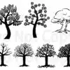 Trees Svg Bundle Decorative Tree Svg File For Cricut Landscape Xflpf 100x100