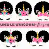 Unicorn Svg Bundle Unicorn Afro Svg Afro Puffs Unicorn Svg Avwpy 100x100