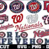 Washington Nationals Mlb Baseball Svg