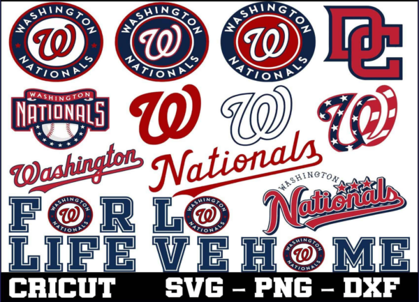 Washington Nationals Mlb Baseball Svg