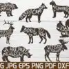 Wild Animals Svg Wild Animals Svg Animal Svg Wolf Svg Bear Svg Squirrel Svg Elk Svg 8mpox 100x100