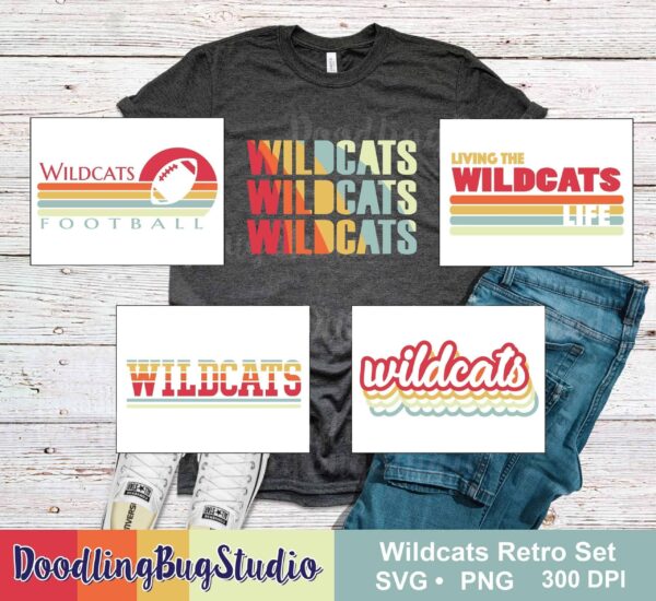 Wildcats Bundle Svg, Wildcats Png Clipart, Wildcats Svg, Gift For