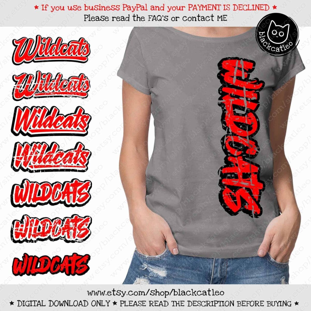 Wildcats Svg Bundle, Wildcats Grunge T Shirt Design Png, Wildcats Svg