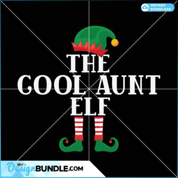 the-cool-aunt-elf-svg-christmas-svg-elf-ideas-svg-elf-return-svg-elf-svg