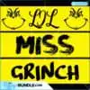 Lil Miss Grinch Svg lil-miss-grinch-svg-christmas-svg-miss-grinch-svg-grinch-face-svg
