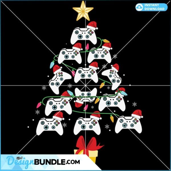 christmas-game-controller-tree-svg-christmas-svg-game-controller-treesvg