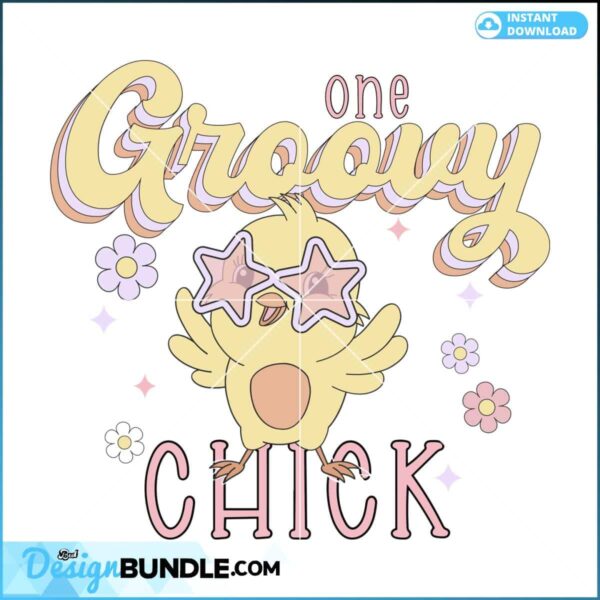 one-cute-chick-easter-svg
