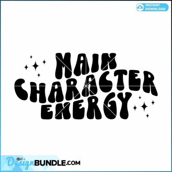 main-character-energy-wavy-text-svg