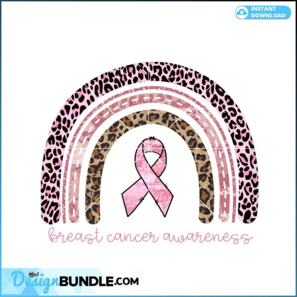rainbow-sublimation-breast-cancer-png