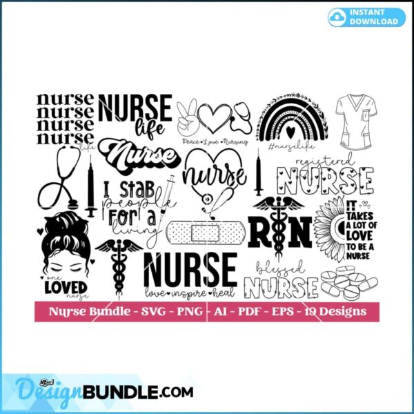 nurse-svg-bundle-hand-lettered